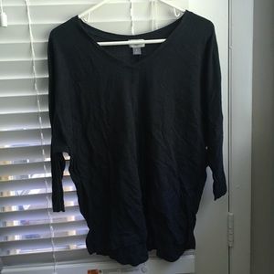 Women’s dark blue quarter sleeve